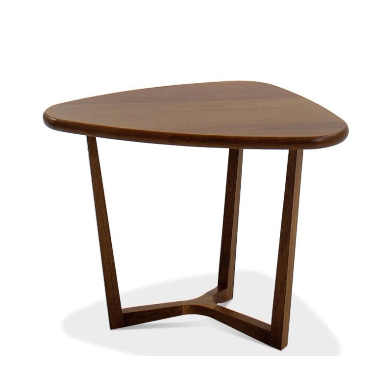 Corrigan Studio® Yisroel Solid Wood Cross Legs End Table Wayfair